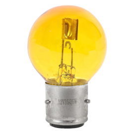 Ampoule/lampe standard 12V 35/35W culot BA21d jaune (projecteur)