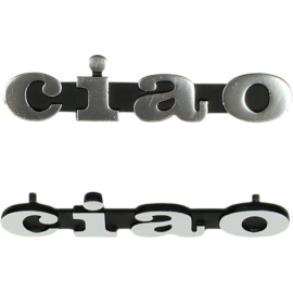 Logo latéral fixation clips chromé Ciao