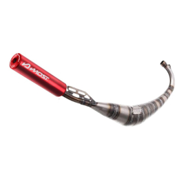 Pot d'échappement 50cc MOST Minarelli AM6 Beta RR Homologué - Rouge
