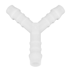 Raccord de durite d’essence en Y Ø5 mm plastique blanc