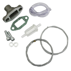Kit accessoires carburateur SHA 15 mm Malossi alu pour MBK 88