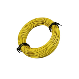 Fil électrique multibrin 12/10 1x1.00mm - JAUNE