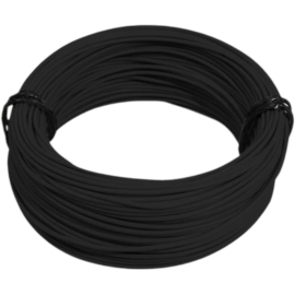 Fil électrique multibrin 12/10 1x1.00mm - NOIR