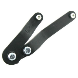 Kit vis + patte de fixation LeoVince pour pot Touring 5562 (Piaggio / Gilera / Derbi)