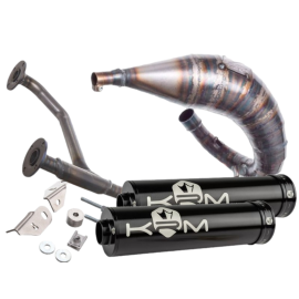 Pot Most 50 70cc double sortie KRM noir Beta RR 50 à partir de 2021