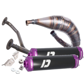 Pot Most 50 70cc double sortie Doppler violette Beta RR 50 à partir de 2021