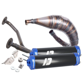 Pot Most 50 70cc double sortie Doppler bleu Beta RR 50 à partir de 2021