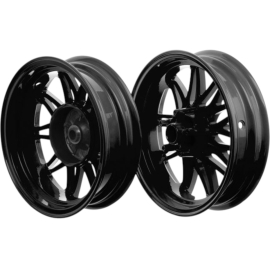 Pack jantes noir brillant avec disque de frein oversize Piaggio Zip