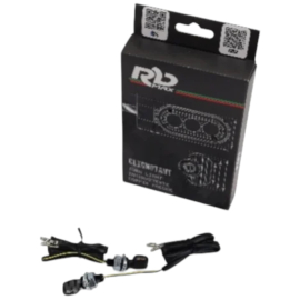 Paire de clignotants Leds RB Max Rubis Homologué noir