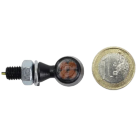 Paire de clignotants Leds alu CNC RB Max Piccolo Homologué noir