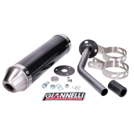 Silencieux d’échappement Giannelli Fantic 50 Casa / Performance après 2018 carbone
