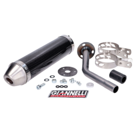 Silencieux d’échappement Giannelli Fantic 50ER / 50MR carbone