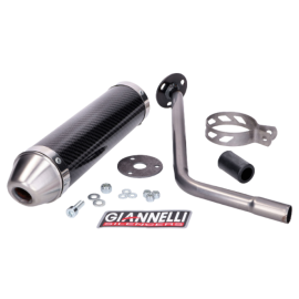 Silencieux d’échappement Giannelli Peugeot XP6 SM 50 / Furia Max carbone
