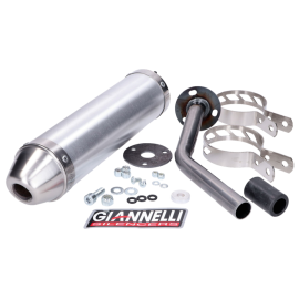 Silencieux d'échappement Giannelli Fantic 50ER / 50MR Competizione à partir de 2017 Alu