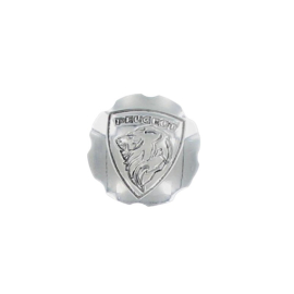 Bouchon de réservoir diamètre 30mm acier chromé avec logo Peugeot 103