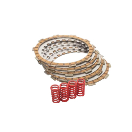 Disques d'embrayage Kevlar Most et ressort KRM Hard rouge pour Minarelli AM6