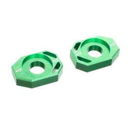 Tensor de cadena MOST Racing Rieju MRT Pro / Peugeot XP6 aluminio CNC verde anodizado