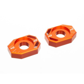 Tensor de cadena MOST Racing Rieju MRT Pro / Peugeot XP6 aluminio CNC naranja