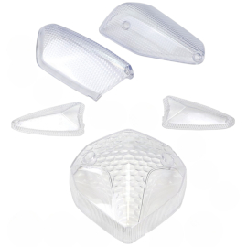 Kit de 5 cabochons pour clignotants et feu TNT MBK Nitro YAMAHA Aerox avant 2017