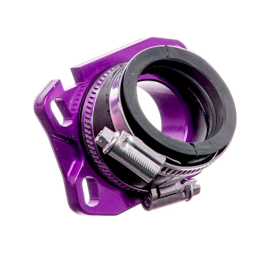 Pipe d'admission orientable PWK 30 - 34mm AM6 et DERBI - Violet