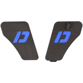 cache latéral Doppler Peugeot 103 MVL SP Noir Effet Carbone bleu