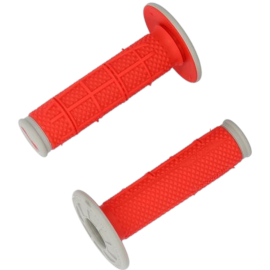 Poignées ProGrip 802 Ø22/25mm Double Densité 115 mm GRIS/ROUGE