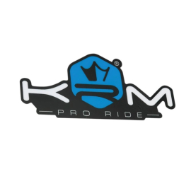 Autocollant KRM Pro Ride 80X40 mm bleu