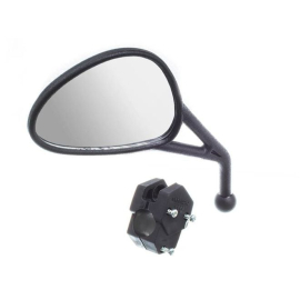 Rétroviseur gauche Vicma type Enduro pliable noir fixation guidon