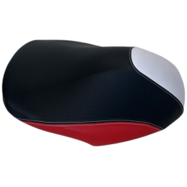 Selle Pilote MBK Nitro SP Yamaha Aerox SP adaptable noir et rouge après 2012