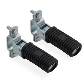 Repose Pieds Passager Cyclo - Bras Carré - NOIR