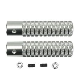 Repose Pieds Pilote Cyclo - ALU ROND - ALU POLI