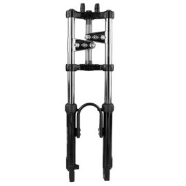 Fourche MBK 51 Peugeot 103 RCX SPX - EBR Mécanique Noir avec stabilisateur