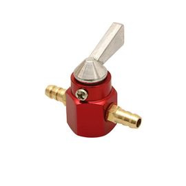 Robinet Essence Universel Sur Durite - ROUGE pour durite 6mm