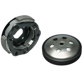 Embrayage + Cloche Ventilée MBK Booster Nitro Yamaha BW'S Aerox - MALOSSI Delta System 107mm