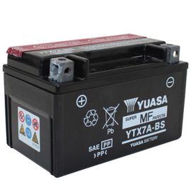 Batterie 12V 6 Ah YTX7A-BS - YUASA sans entretien +G