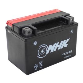 Batterie 12V 8 Ah NTX9-BS MF / YTX9-BS - NHK sans entretien +G