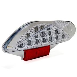 Feu Arrière MBK Nitro YAMAHA Aerox avant 2013 - Transparent à Leds