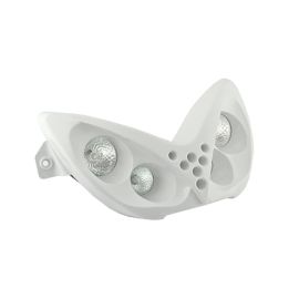 Double Optique MBK Nitro YAMAHA Aerox avant 2013 - TNT Blanc à Leds