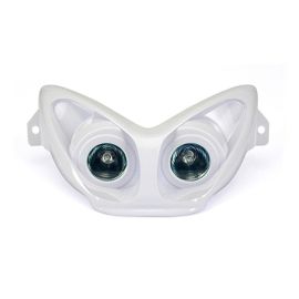 Double Optique MBK Nitro YAMAHA Aerox avant 2013 - TNT Blanc