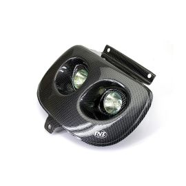 Double Optique MBK Booster YAMAHA Bw's avant 2004 - TNT Look Carbone