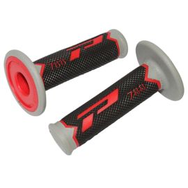 Poignées de Guidon - Progrip 788 Off Road Rouge / Gris / Noir