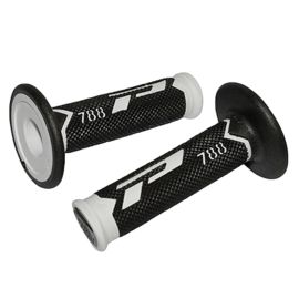 Poignées de Guidon - Progrip 788 Off Road Blanc / Titane / Noir