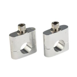 Pontets de Guidon 25.4mm - Argent