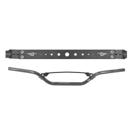 Guidon Cross 22mm - HIGHWAY Alu Look Carbone