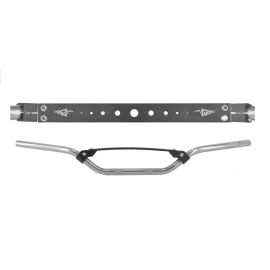 Guidon Cross 22mm - HIGHWAY Alu Silver