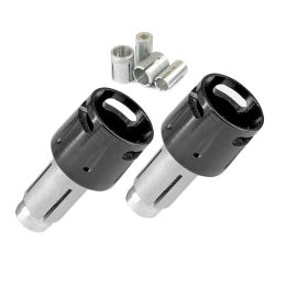 Embout de Guidon - TNT HOLE 14 / 17mm Noir Mat