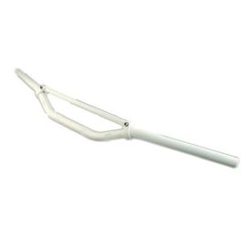 Guidon Cross 22mm - TUN'R Alu Blanc