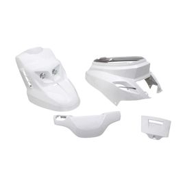 Kit Carénages / Carrosserie MBK Booster Yamaha Bw's à partir de 2004 - Design Edition Blanc 4 pièces