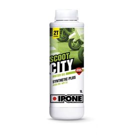 Huile Moteur 2T - Ipone Scoot City Semi synthèse Senteur Fraise 1L graissage séparé