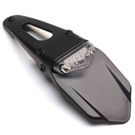 Support de plaque / bavette avec feu arrière à leds Transparent - Replay Premium